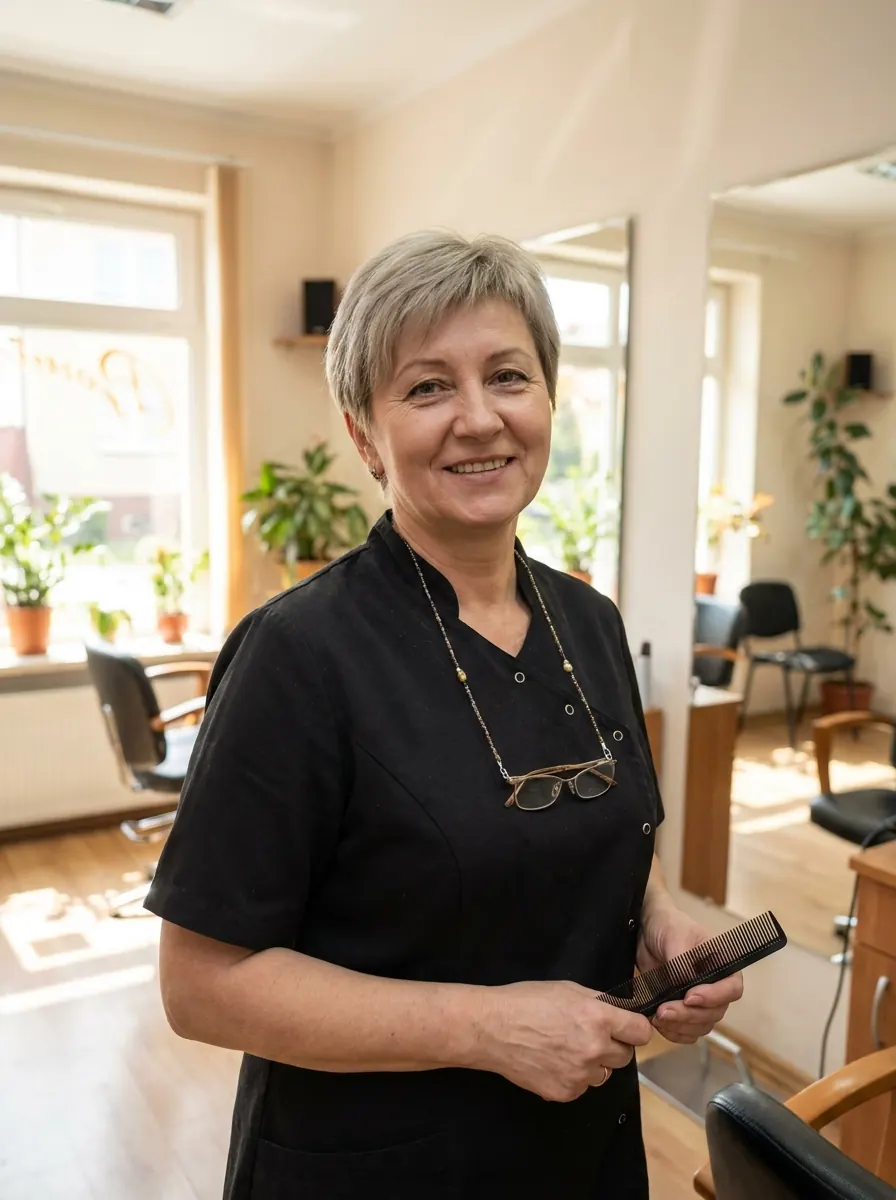 Bożena w salonie