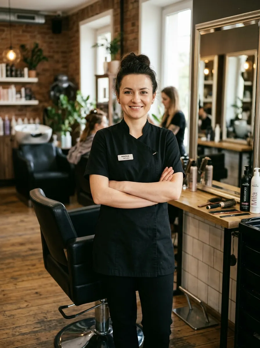 Kasia w salonie